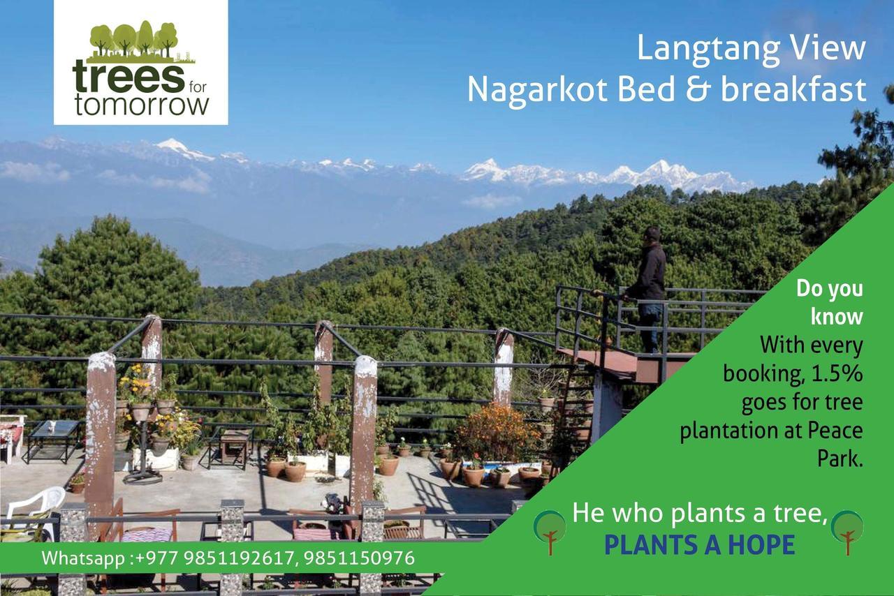 Langtang View Nagarkot Bed And Breakfast Buitenkant foto